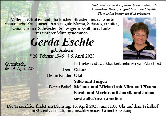 Gerda Eschle