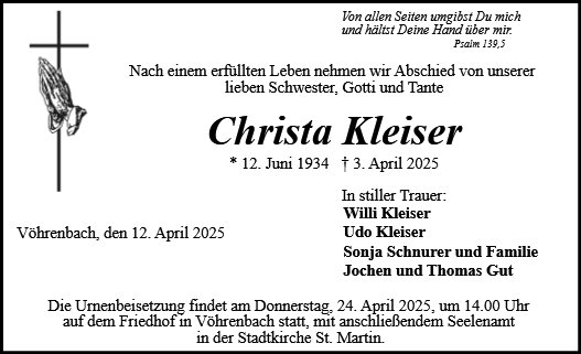 Christine Kleiser