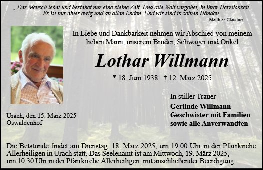 Lothar Willmann