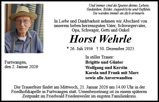 Horst Wehrle