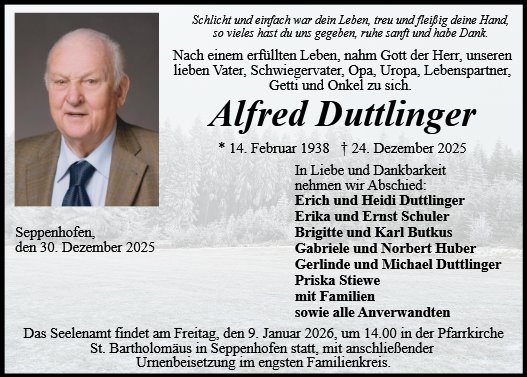 Alfred Duttlinger
