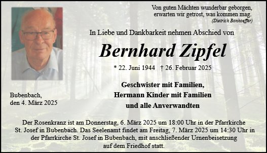 Bernhard Zipfel