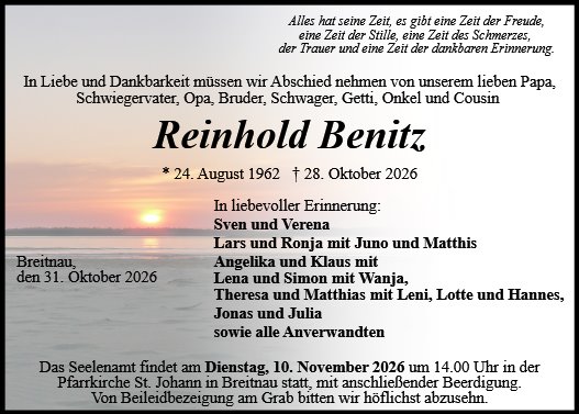 Reinhold Benitz