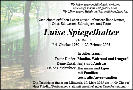 Luise Spiegelhalter