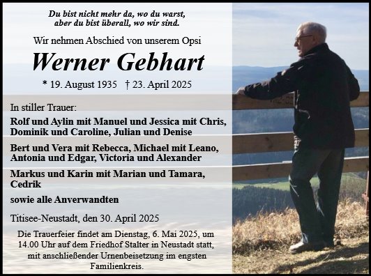 Werner Gebhart