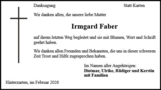 Irmgard Faber