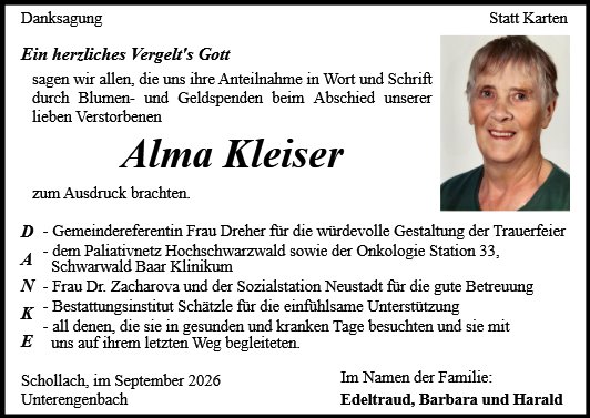 Alma Kleiser