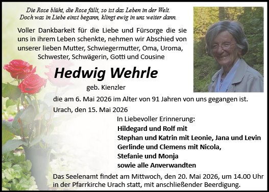 Hedwig Wehrle