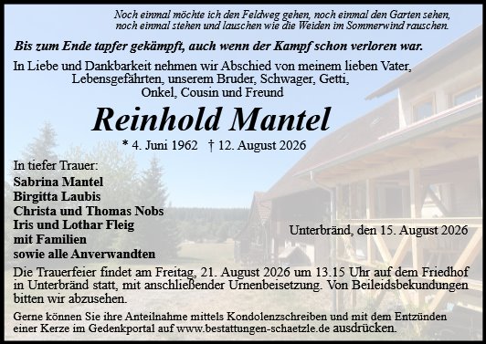 Reinhold Mantel