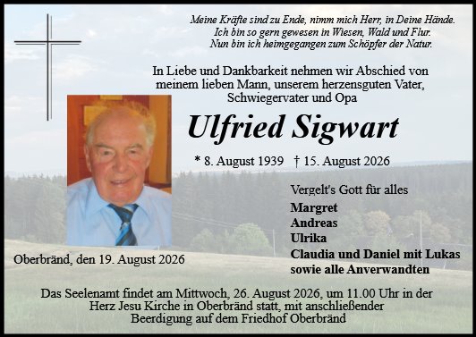 Ulfried Sigwart