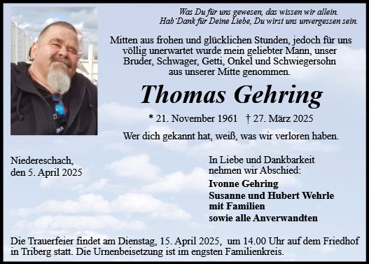 Thomas Gehring