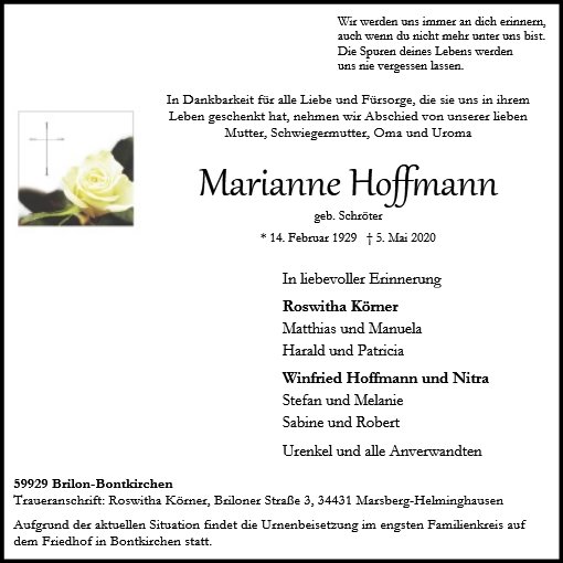 Marianne Hoffmann