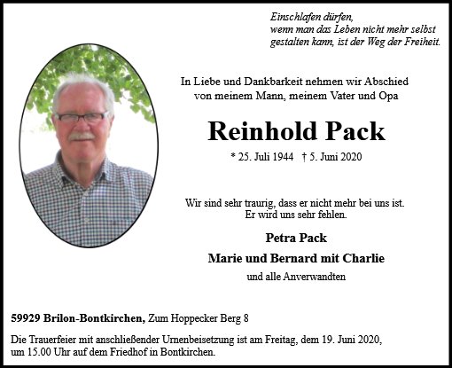 Reinhold Pack