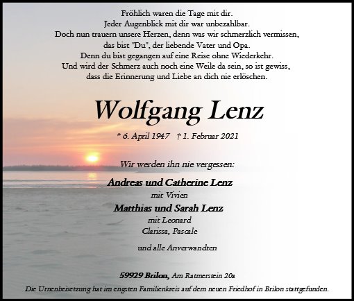 Wolfgang Lenz