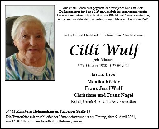 Cäcilia Wulf