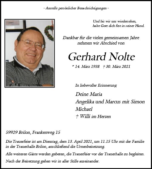 Gerhard Nolte