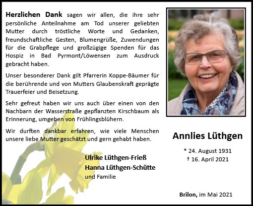 Annlies Lüthgen