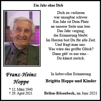 Franz-Heinrich Hoppe