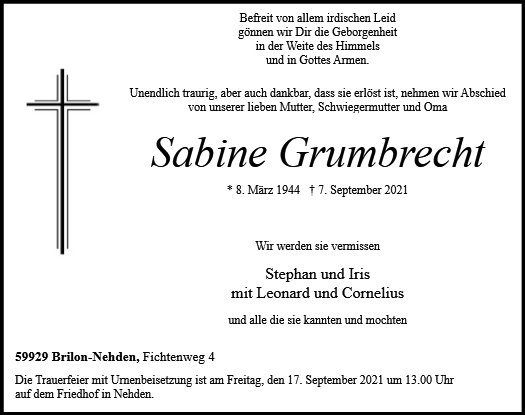 Sabine Grumbrecht