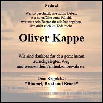 Oliver Kappe