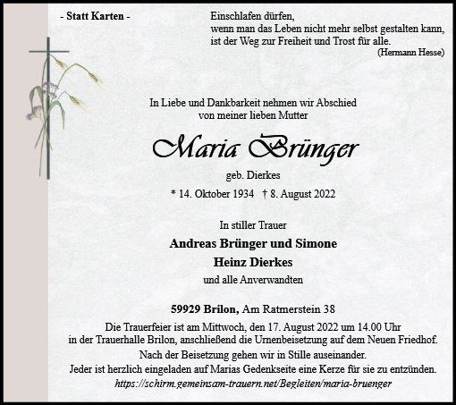 Maria Brünger