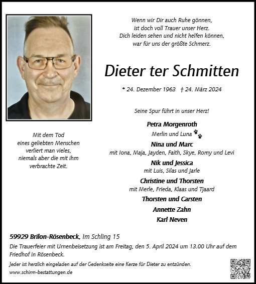 Dieter ter Schmitten