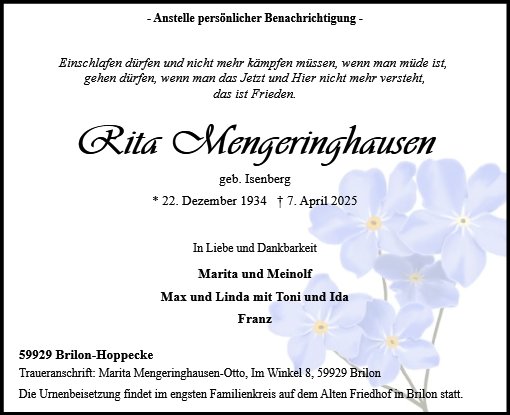 Rita Mengeringhausen