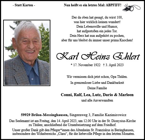 Karl Heinz Ehlert
