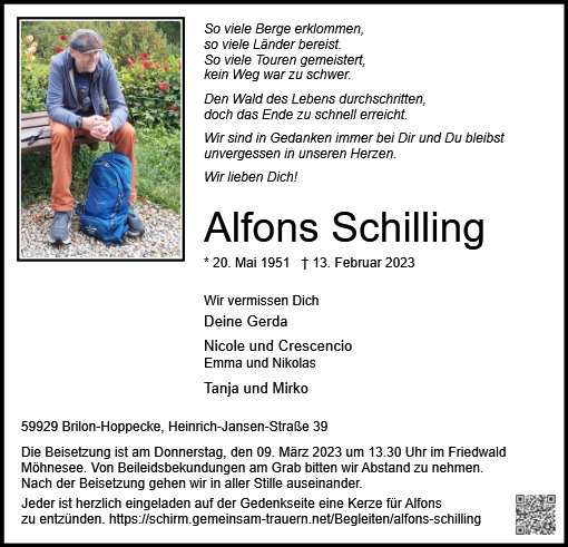 Alfons Schilling