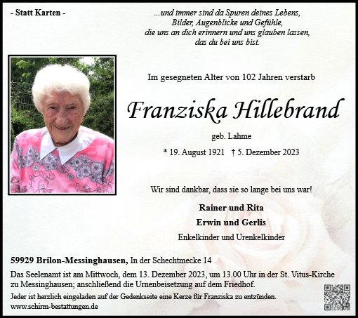 Franziska Hillebrand