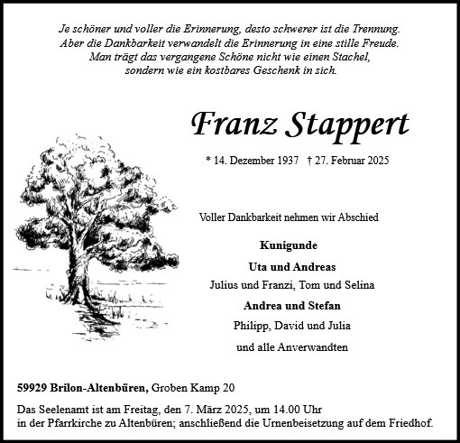 Franz Stappert