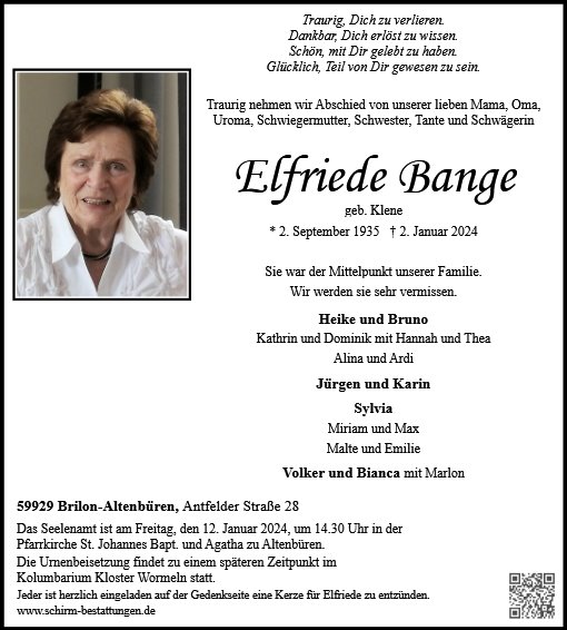 Elfriede Bange