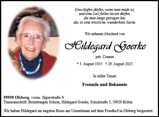 Hildegard Goerke