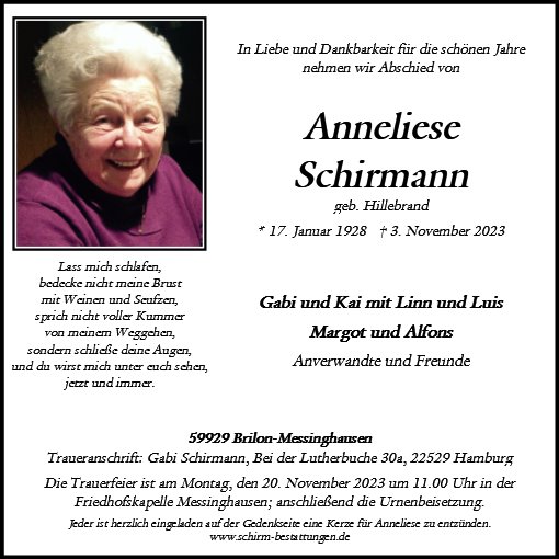 Anneliese Schirmann