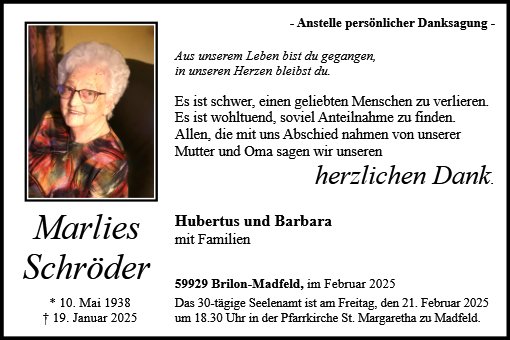 Marlies Schröder