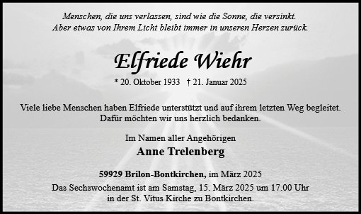 Elfriede Wiehr