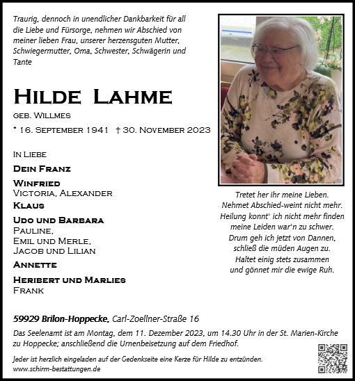 Hildegard Lahme