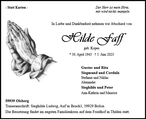 Hilde Faff