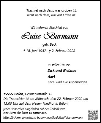 Luise Burmann