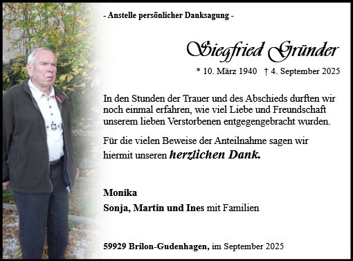 Siegfried Gründer