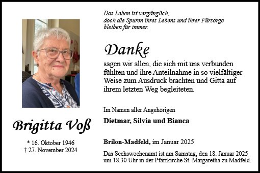 Brigitta Voß