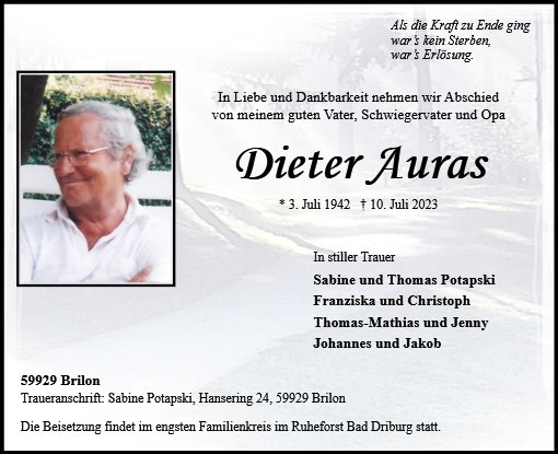 Dieter Auras