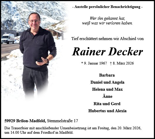 Rainer Decker