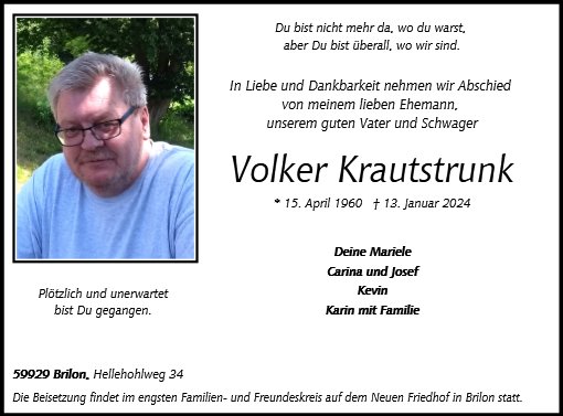 Volker Krautstrunk