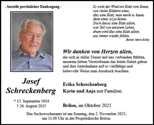 Josef Schreckenberg