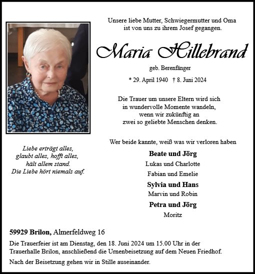 Maria Hillebrand