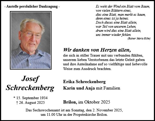 Josef Schreckenberg