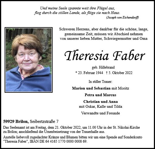 Theresia Faber