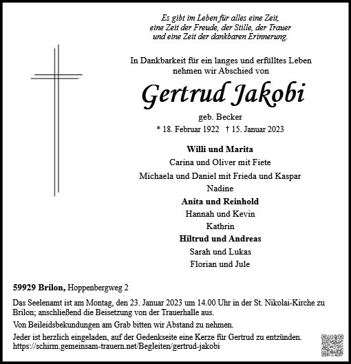 Gertrud Jakobi