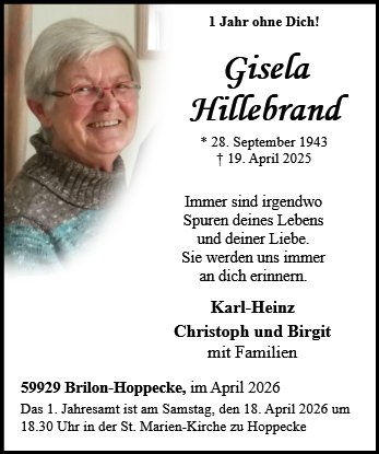 Gisela Hillebrand